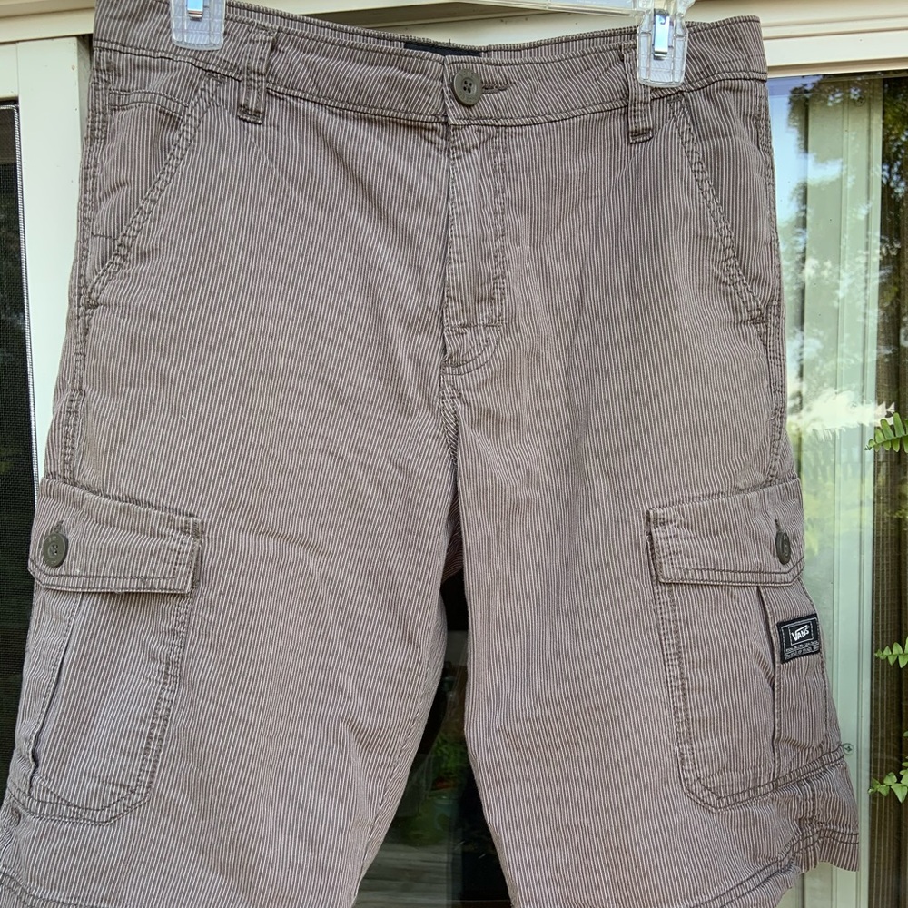 Men’s Vans Striped Brown Shorts size 28